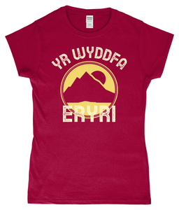Yr Wyddfa - Eryri - Crys-T "Fitted"