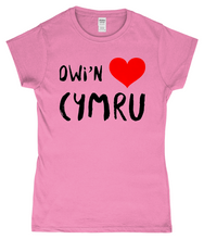 Load image into Gallery viewer, Dwi&#39;n Caru Cymru - Crys-T &quot;fitted&quot;