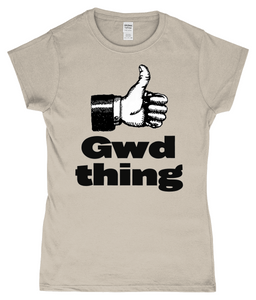 Gwd thing - Crys- T "fitted" i ferched