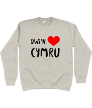 Load image into Gallery viewer, Dwi&#39;n Caru Cymru - Crys chwys