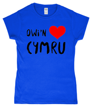 Load image into Gallery viewer, Dwi&#39;n Caru Cymru - Crys-T &quot;fitted&quot;