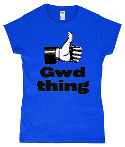 Gwd thing - Crys- T "fitted" i ferched